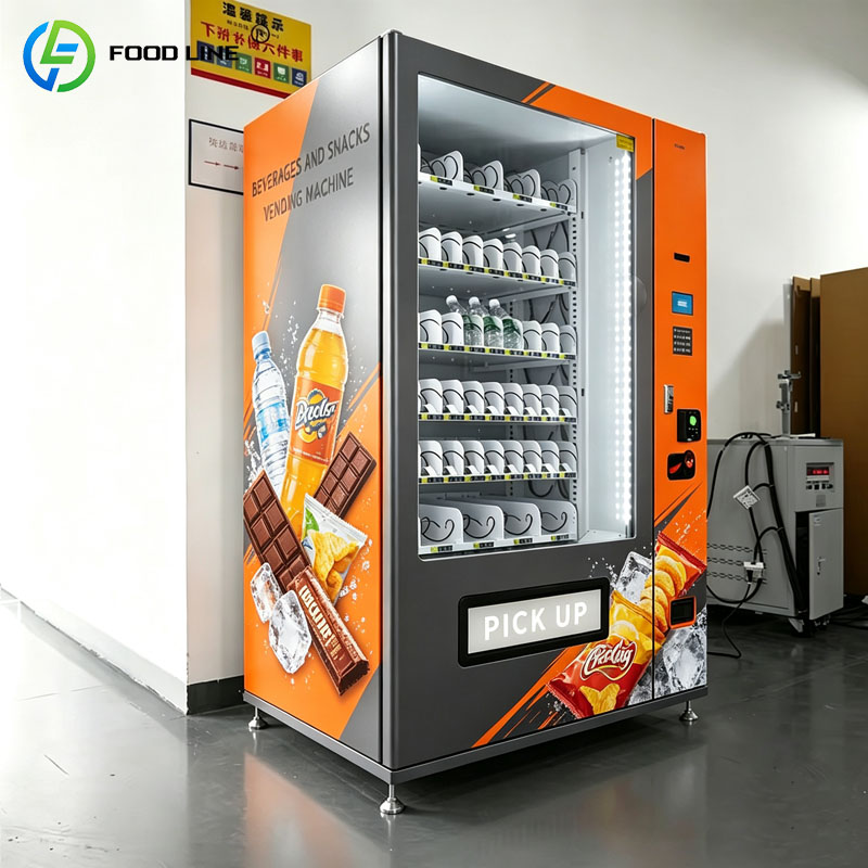 Popcorn Vending Machine - スナック自動販売機、キャンディ・ドリンク・飲料ディスペンサー、スマート冷蔵商業用小売キオスク、カスタマイズ可能