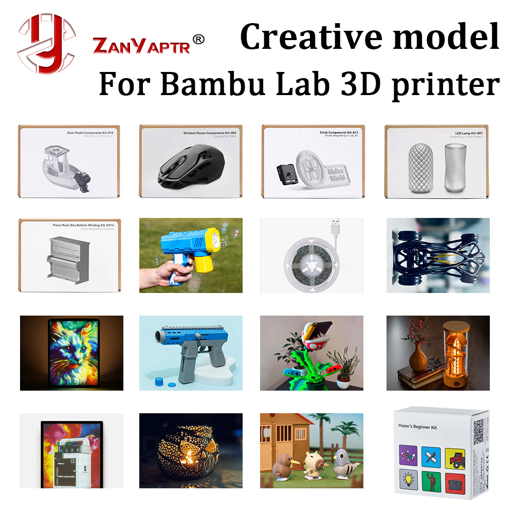 Pinball Machine - Bambu Lab DIYクリエイティブモデルコンポーネント3Dプリントワイヤレスマウス時計ピンボールトラックLEDライトキット3Dプリンターパーツ用