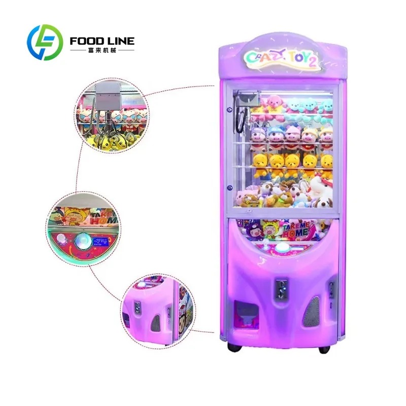 Arcade Games And Vending - カスタマイズ可能なコイン式アーケードクレーンゲーム機（紙幣識別機付き）、エンターテイメント施設での人形やおもちゃの景品販売用
