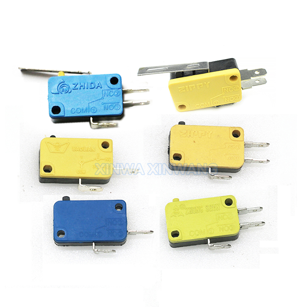 Coin Acceptor Selector - 10 個セルフリセットマイクロスイッチマイクロスイッチハップスタイルジョイスティックジッピー交換プッシュボタンコントローラーアーケードゲーム Diy