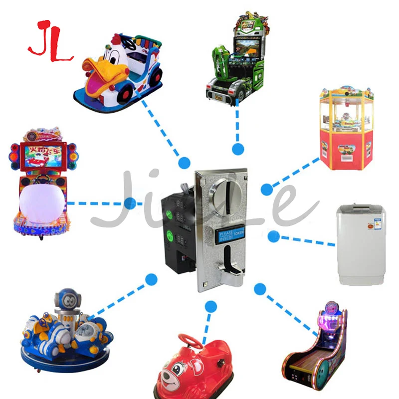 Arcade Ticket Machine - マルチコインアクセプター 電子式ロールダウンコインアクセプター セレクターメカニズム 自動販売機 アーケードゲームチケット