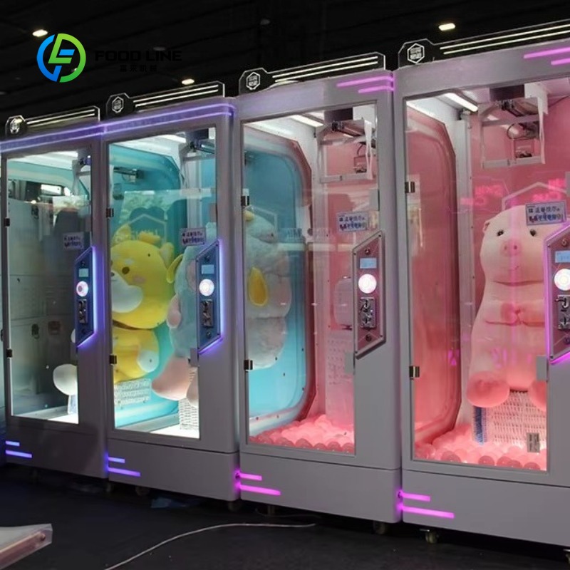 カスタムコイン式ピンクデイトカットプライズマシン、アーケード - Arcade Toy Claw Vending Machine のレビューと価格