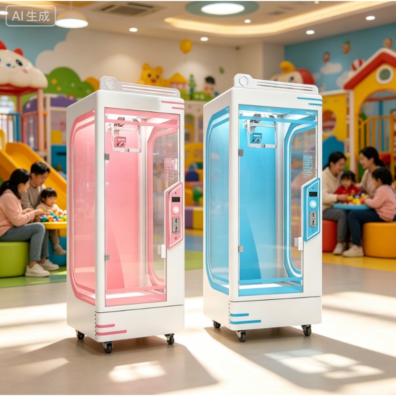 カスタムコイン式ピンクデイトカットプライズマシン、アーケード - Arcade Toy Claw Vending Machine のレビューと価格