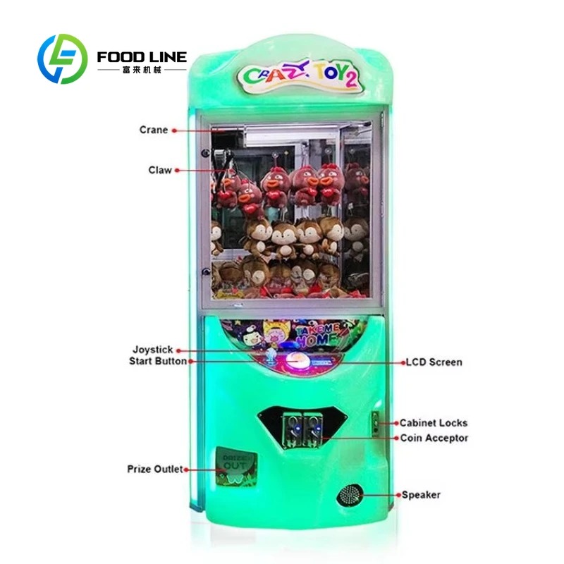 カスタマイズ可能なコイン式アーケードクレーンゲーム機（紙幣識 - Arcade Games And Vending のレビューと価格