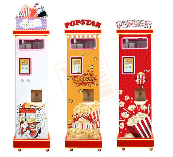 空港、ショッピングセンター、商業施設向けのコイン式ポップコー - Popcorn Vending Machine のレビューと価格