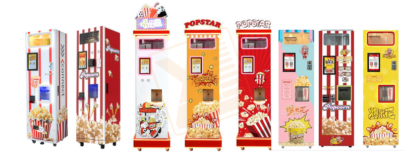 空港、ショッピングセンター、商業施設向けのコイン式ポップコー - Popcorn Vending Machine のレビューと価格