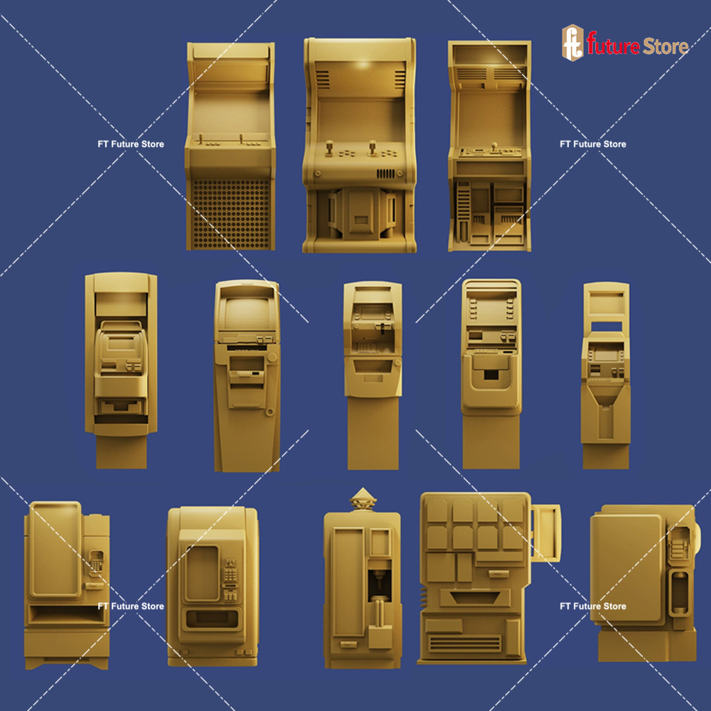 3D プリント 1/64 アーケードゲームセルフサービス A - Arcade Toy Vending Machine のレビューと価格