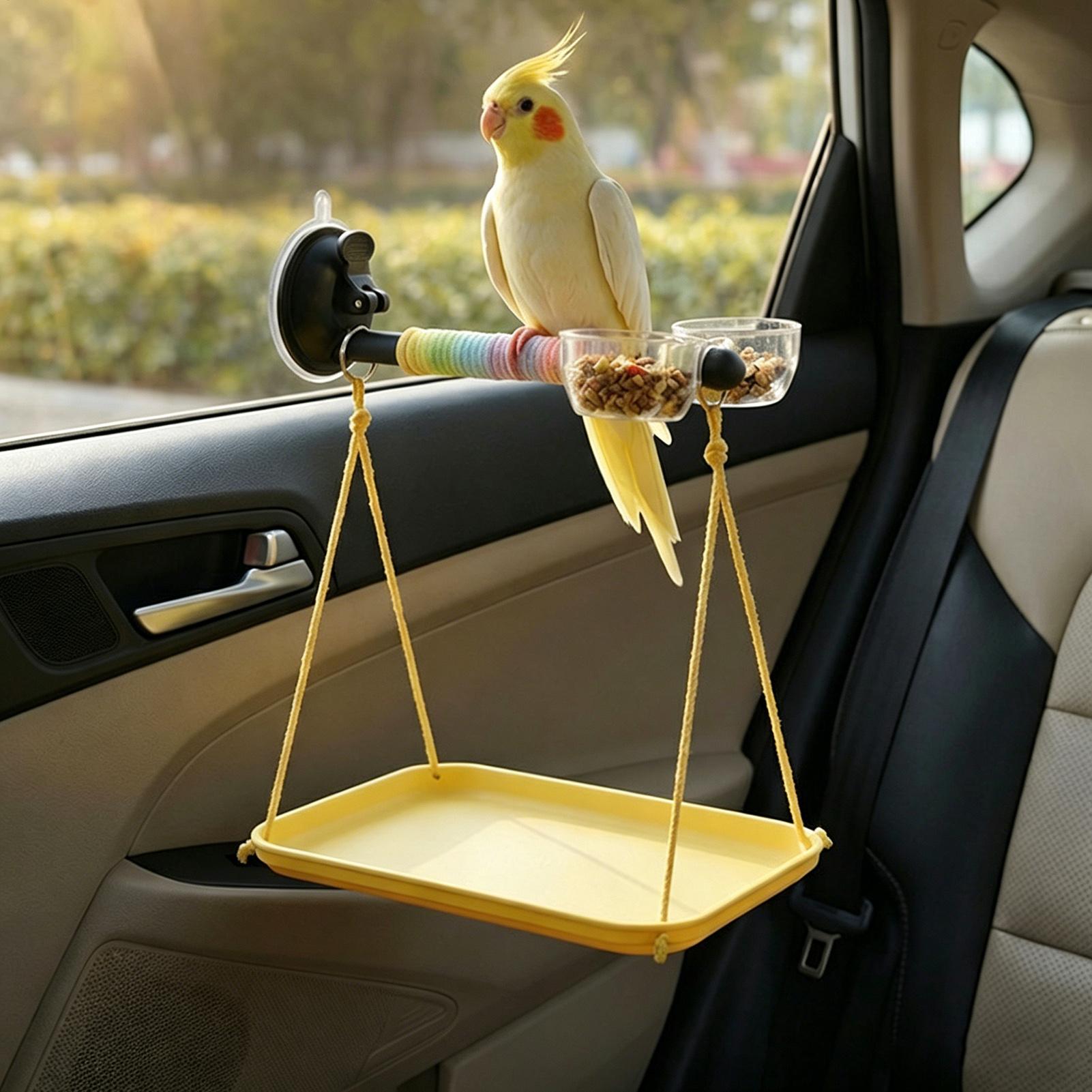 吸盤と糞便受け皿付きの鳥用窓飾り、インコ、オカメインコ、コニ - Racing Arcade Cabinet のレビューと価格