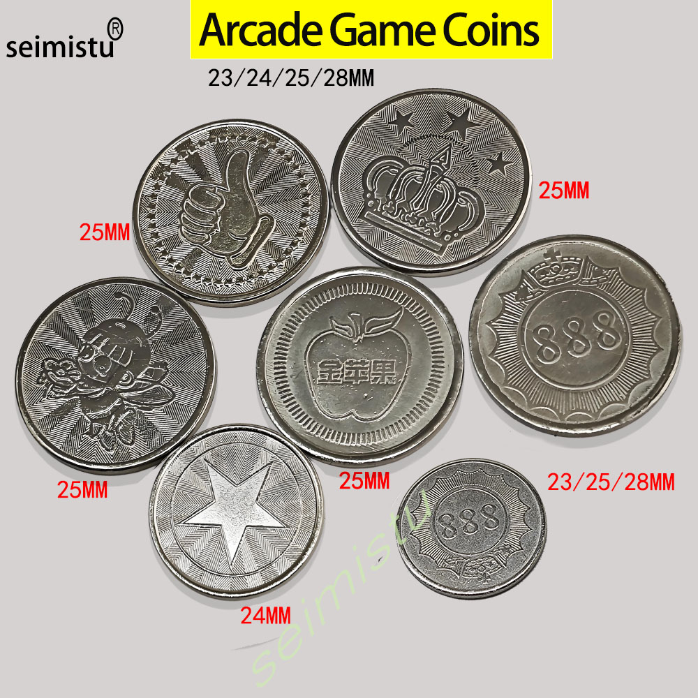 100個 ステンレス製 23/24/25mm トークン クラ - Arcade Ticket Machine のレビューと価格